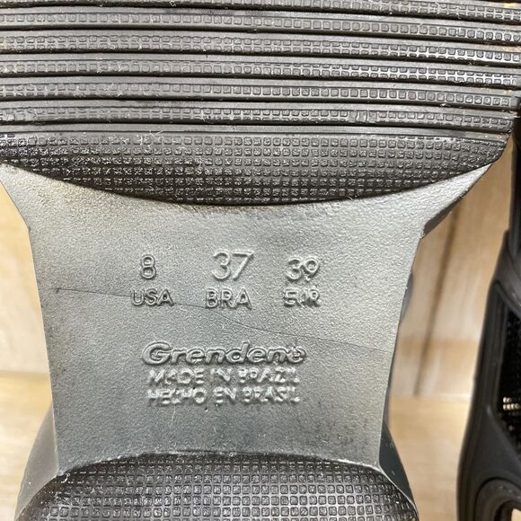 Rider Grendene Women’s 8 Shoes Slip on Hiking Outdoor Trail Sandals Gray Black - Picture 9 of 9